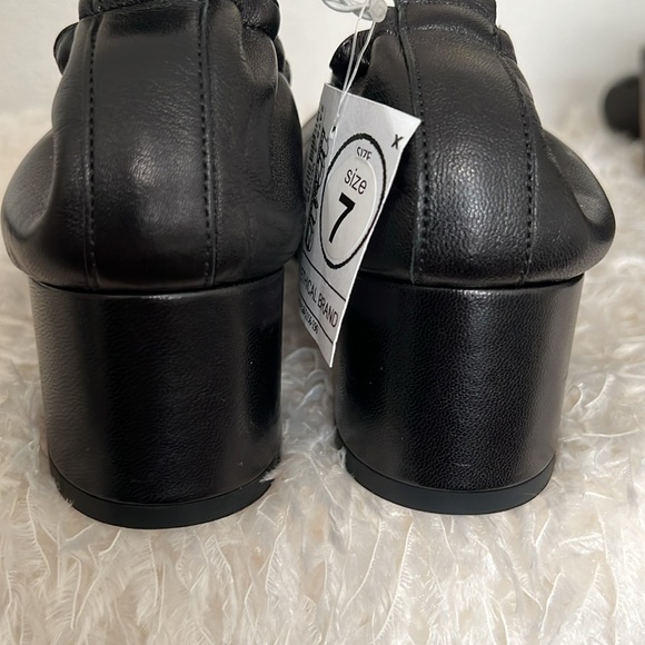 Everlane Italian Leather The Day Heel Black Size 7 - Picture 6 of 13